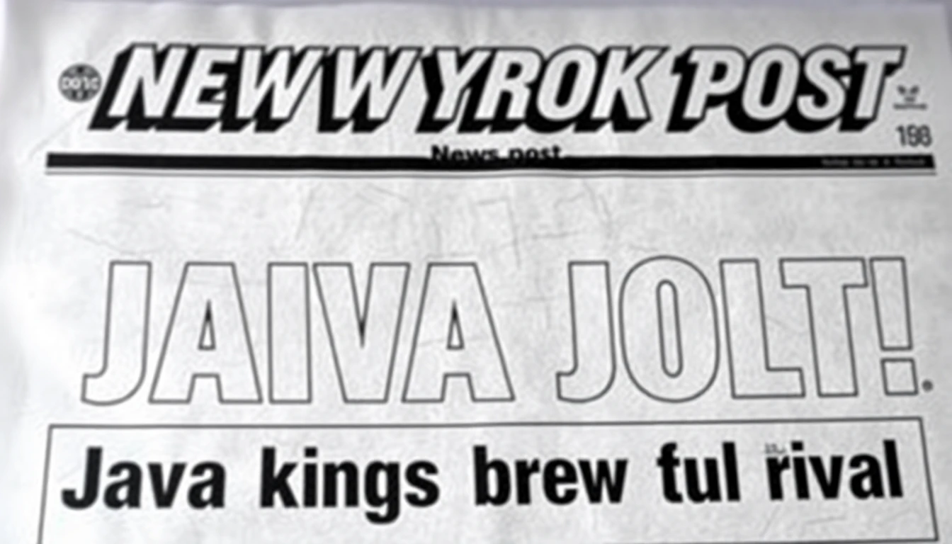 JAVA JOLT! Coffee Kings Brew Up Red Bull Rival
