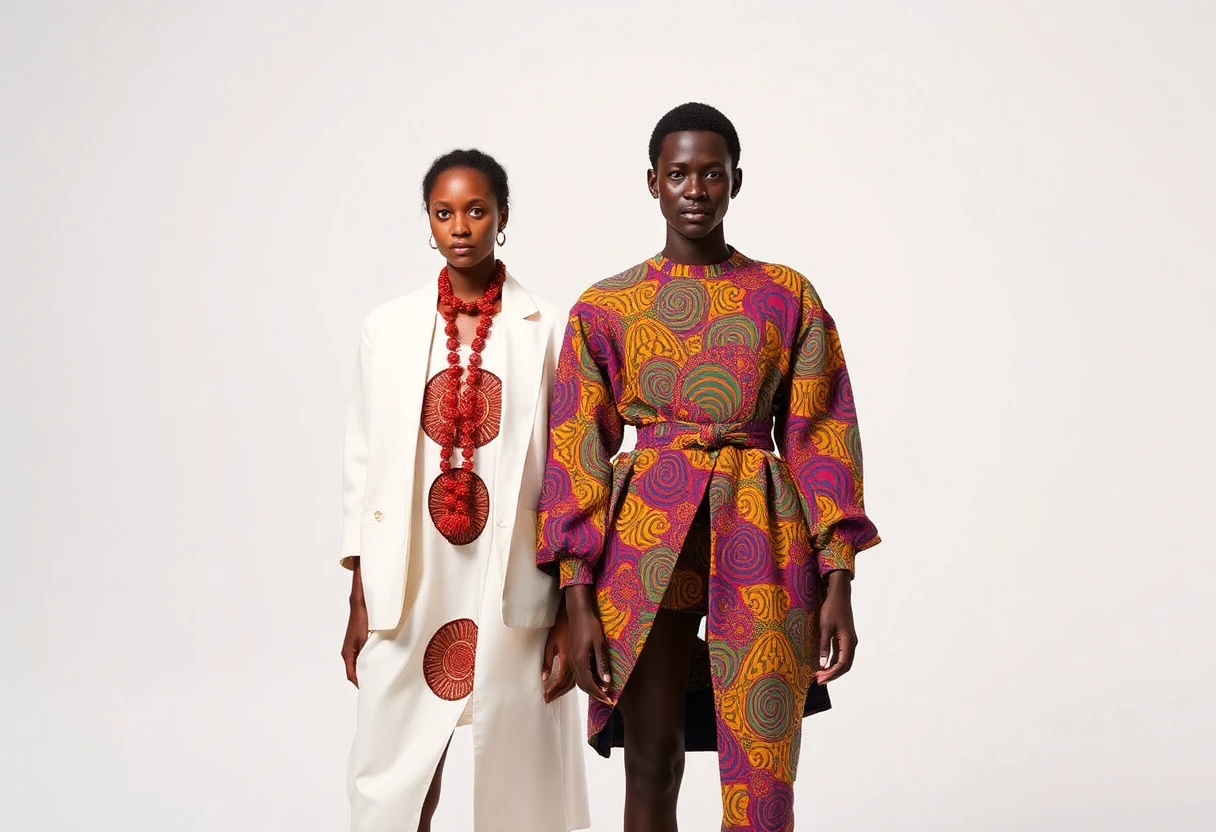 El uso de textiles africanos en la moda futurista contemporánea