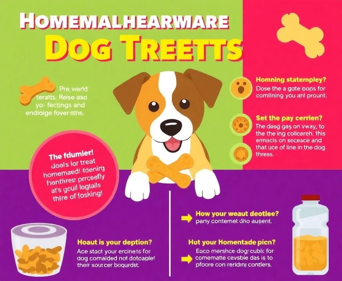 Infographic showing benefits of homemade dog treats: health, convenience, cost-effectiveness