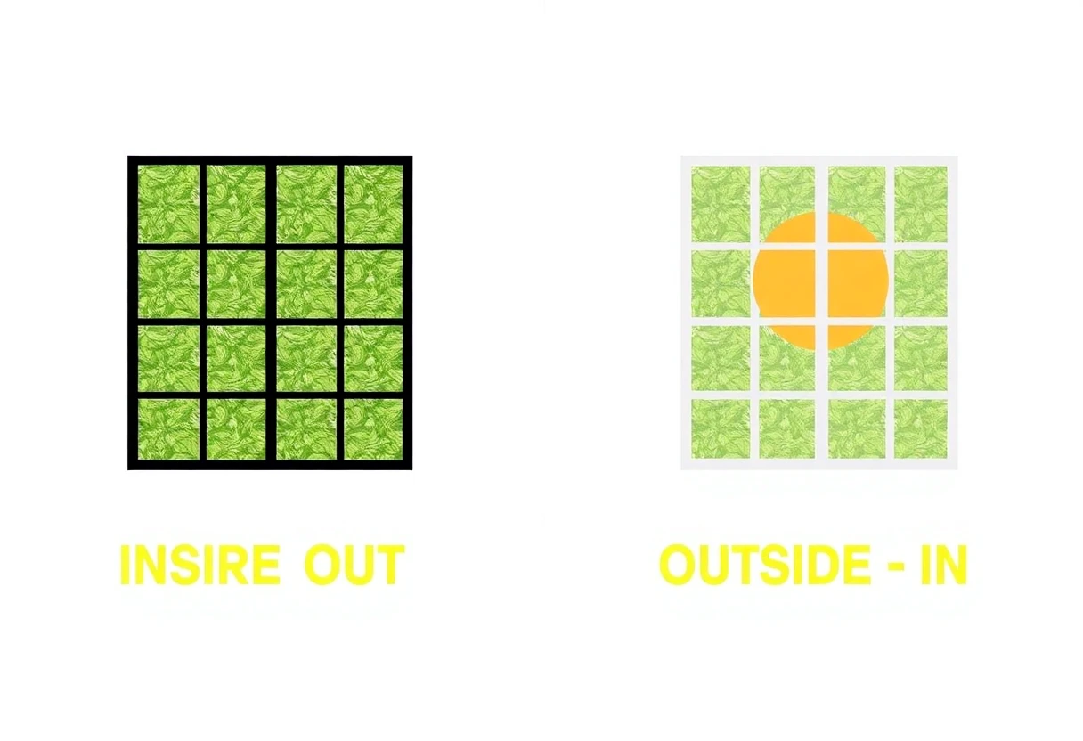 Seguimiento posicional inside-out vs. outside-in.